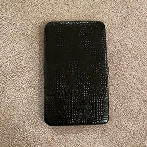 Black texted wallet